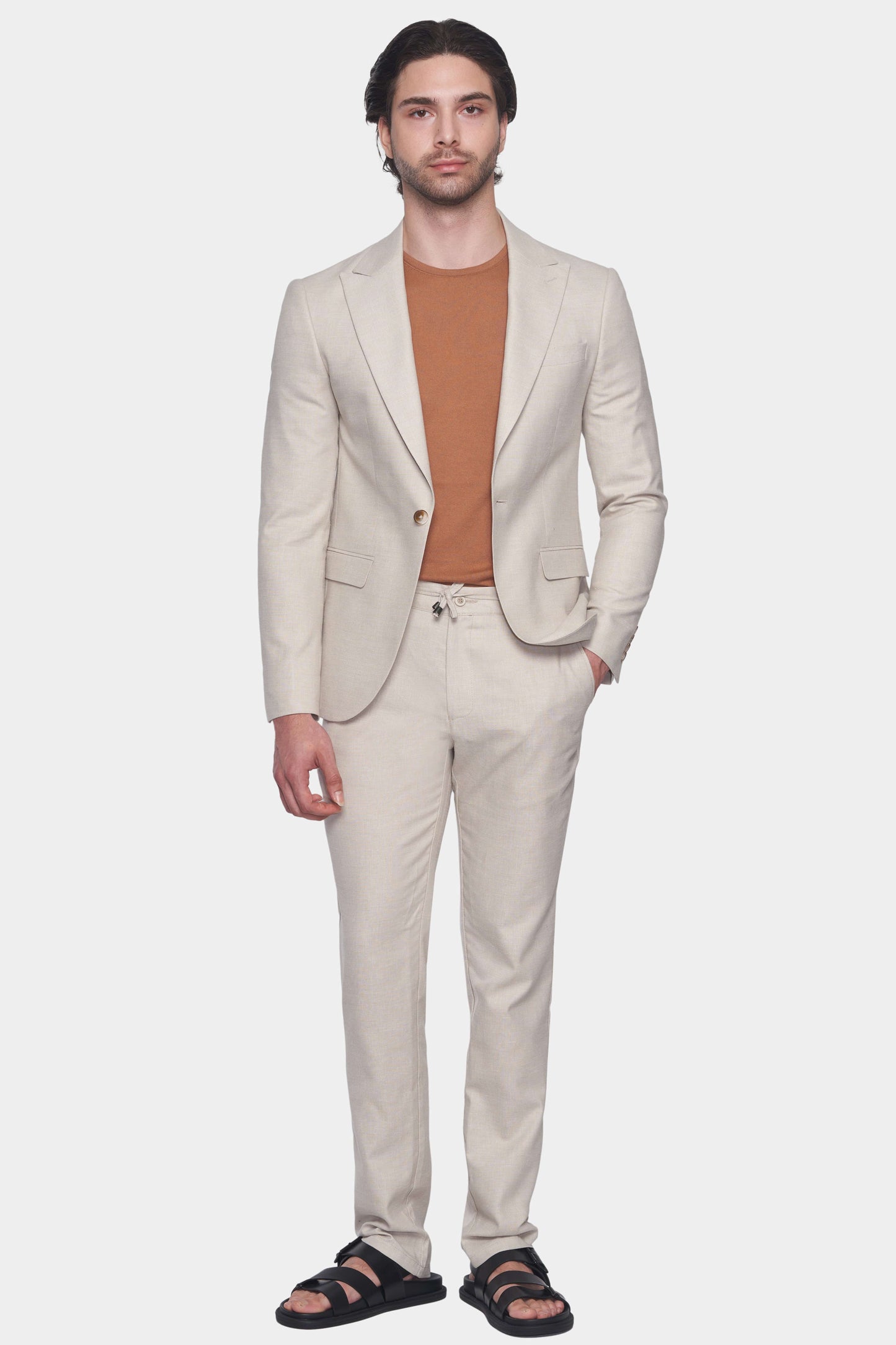 The Bespoke Suit (Beige) - Bright Moons