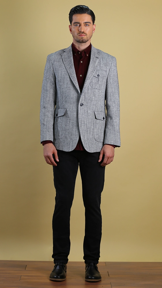 Bespoke Blazer (Black) - Bright Moons