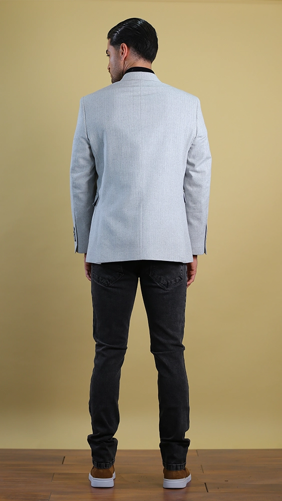 Be Spoke Blazer (Silver) - Bright Moons