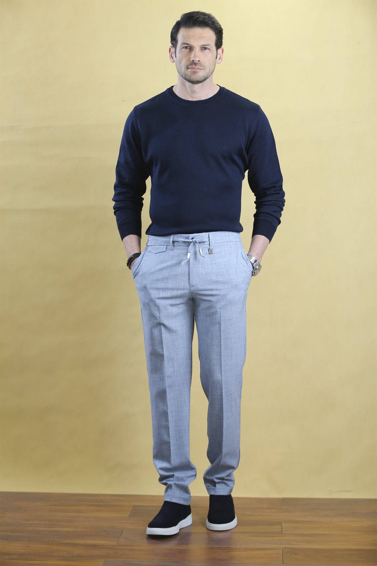 The caravan crewneck(Navy) - Bright Moons