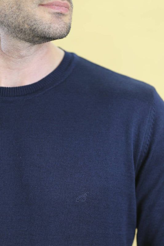 The caravan crewneck(Navy) - Bright Moons