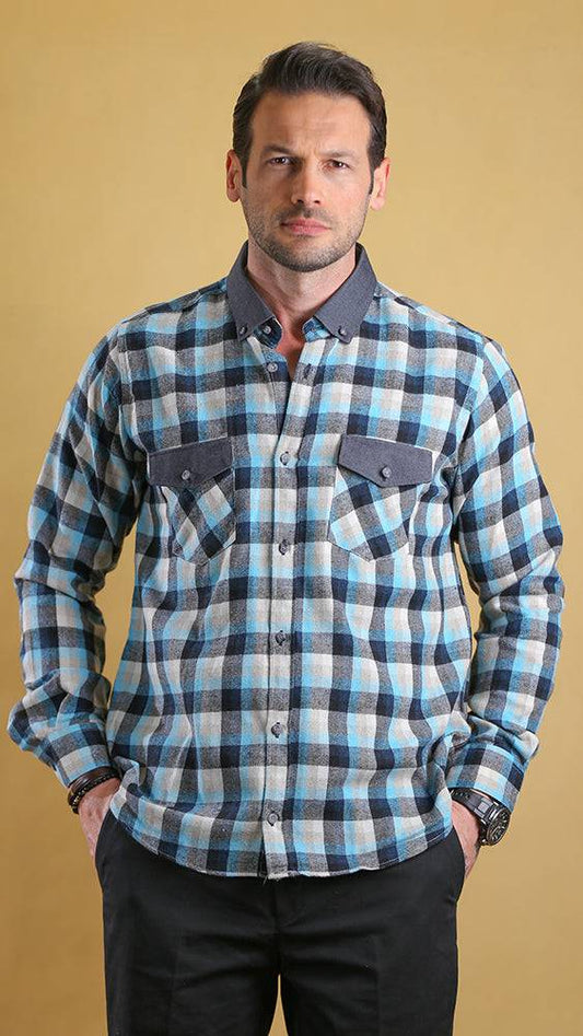 The Classic Shirt (Yas Marina Plaid) - Bright Moons
