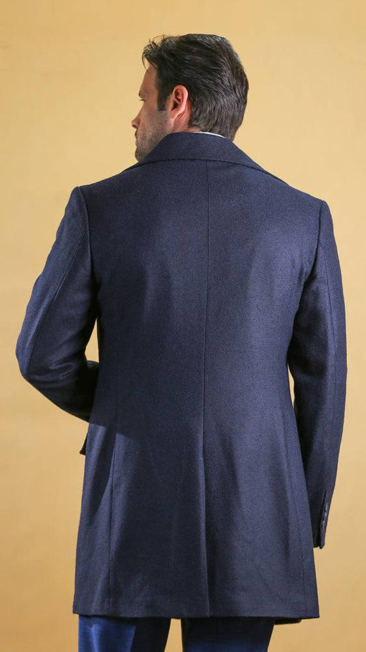 The Superlative Overcoat (Navy) - Bright Moons