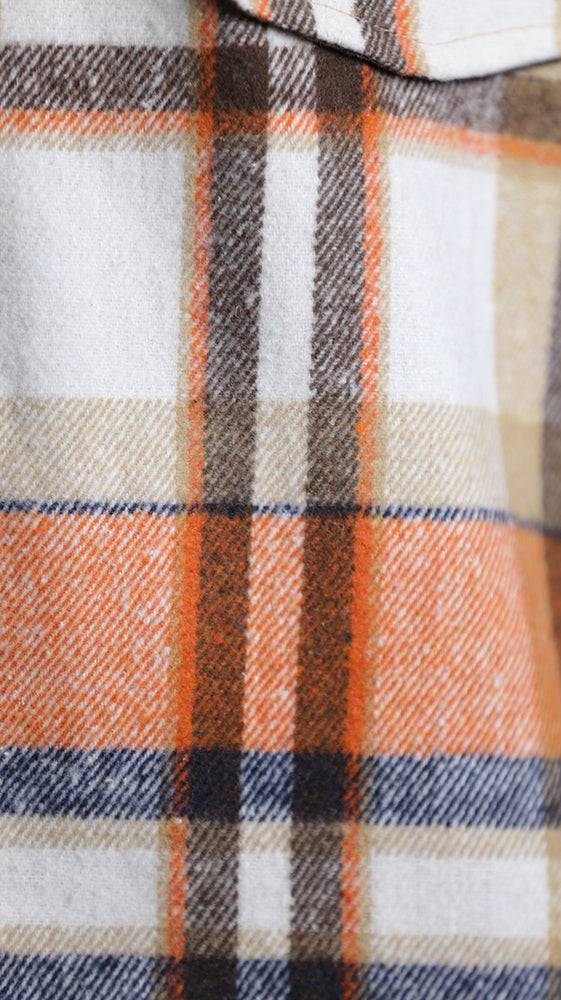 The Wanderer Shacket (Industrial Plaid) - Bright Moons