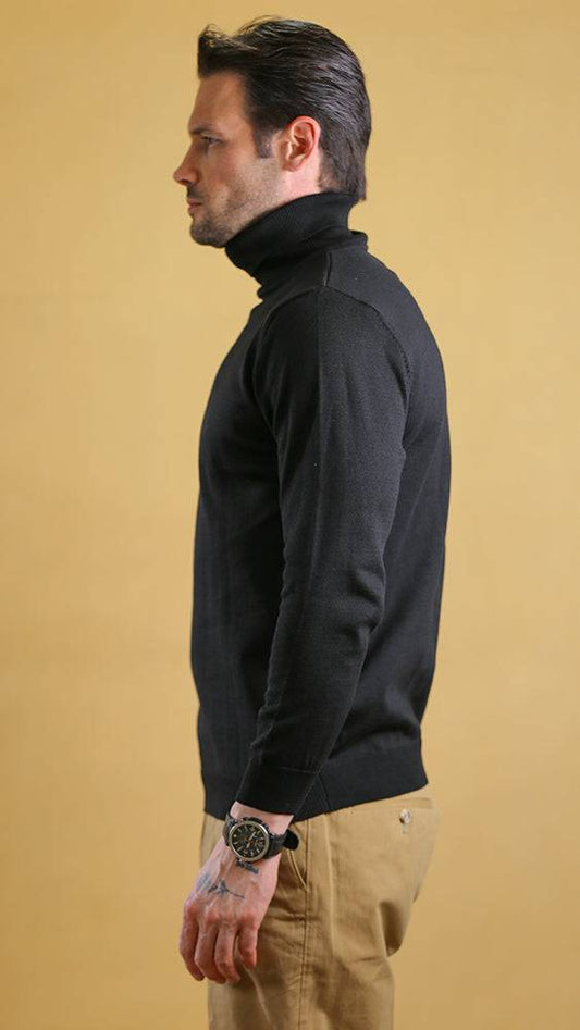 The Trailblazer Sweater (Tech Black) - Bright Moons