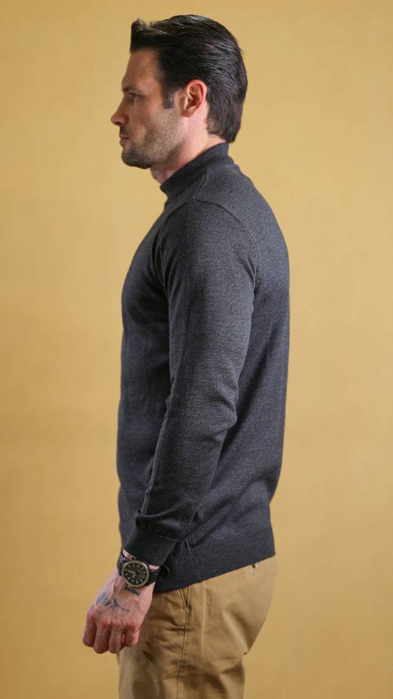 The Trailblazer Sweater (Graphite) - Bright Moons