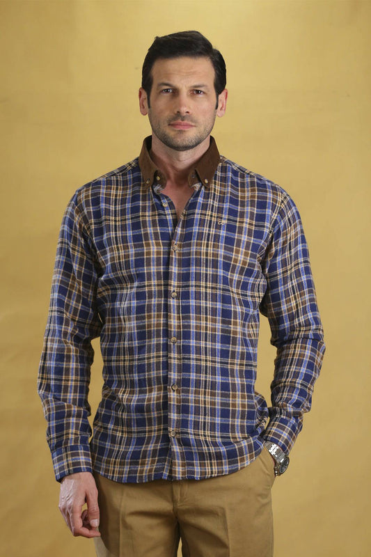 The Woodsman Shirt(Autumn Plaid) - Bright Moons