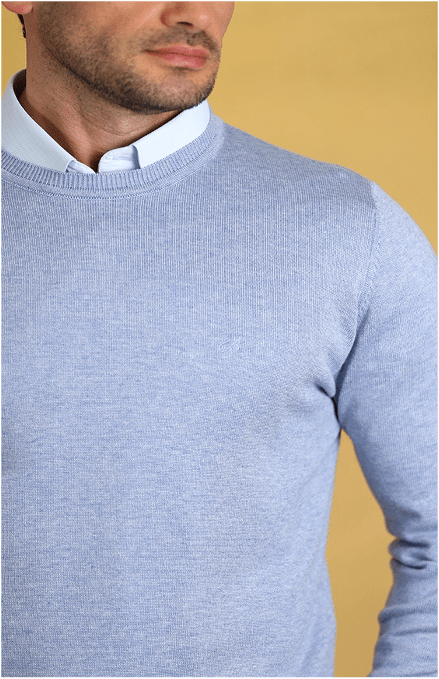 The Caravan Crewneck (Clear Sky) - Bright Moons
