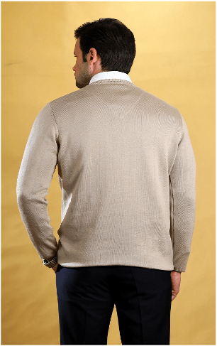 The Caravan Vneck (Oxford Tan) - Bright Moons
