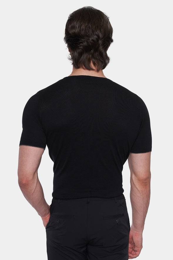 The Casual Slim Shirt (Black) - Bright Moons