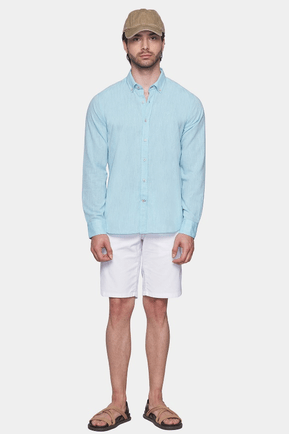 The Luxury Linen Shirt (Tiffany) - Bright Moons