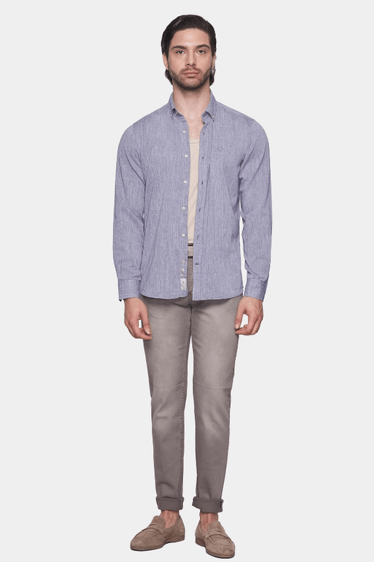 The Luxury Linen Shirt (Lavender) - Bright Moons