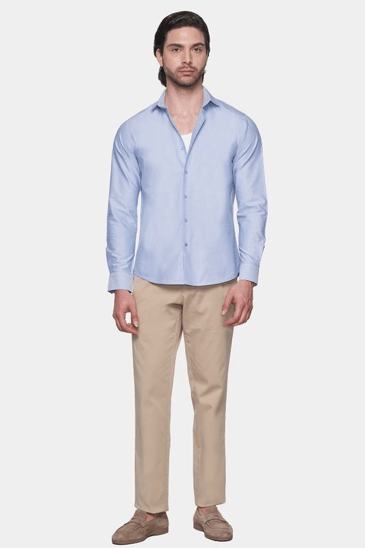 The Dress Shirt (Light Azure) - Bright Moons