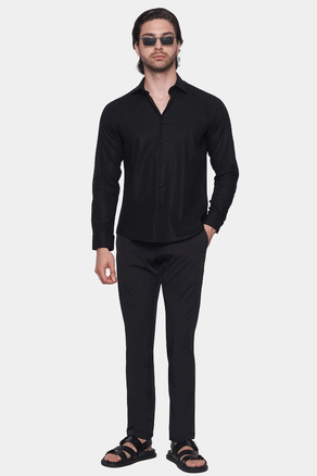 The Dress Shirt (Black) - Bright Moons