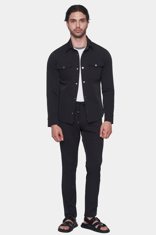 The Drawstring Trouser (Charcoal) - Bright Moons