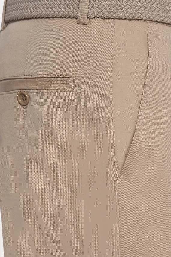 The Dress Trouser (Beige Natural) - Bright Moons