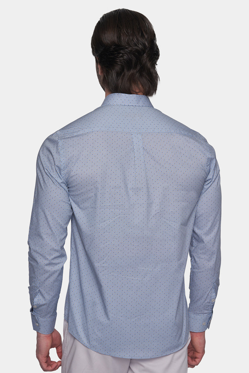 The Pattern Dress Shirt (Executive Blue)