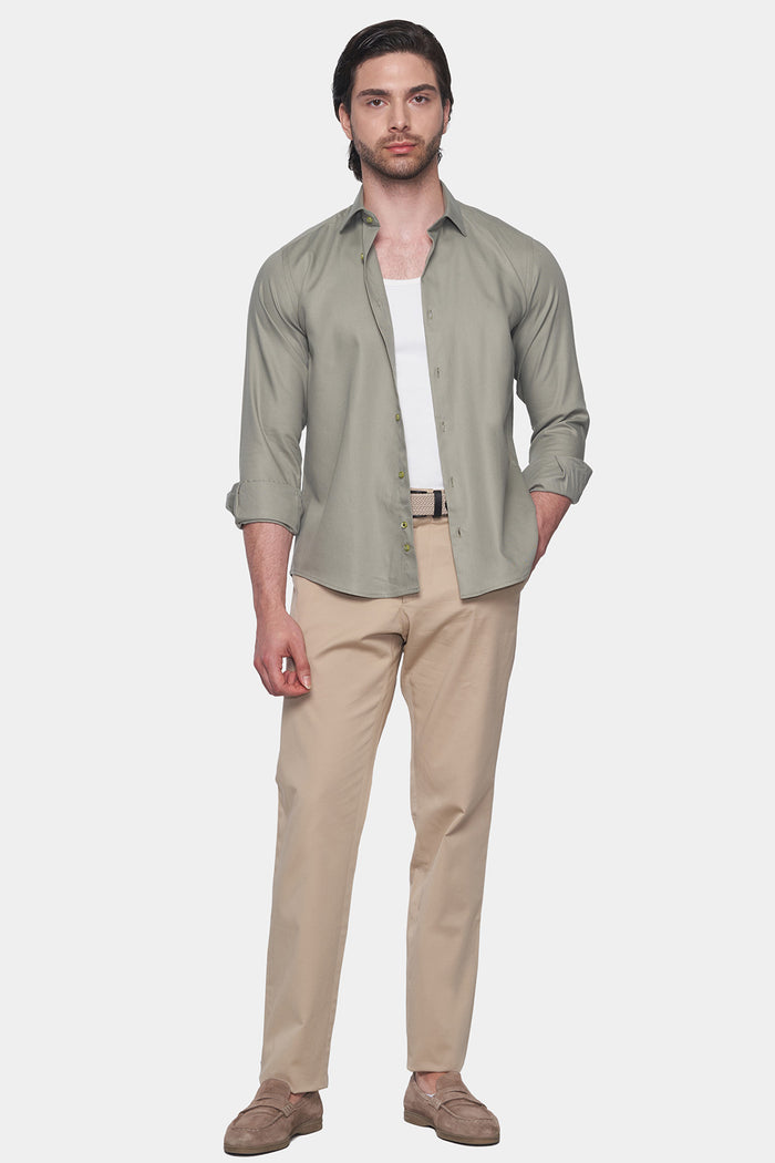 The Casual Shirt (Taupe)