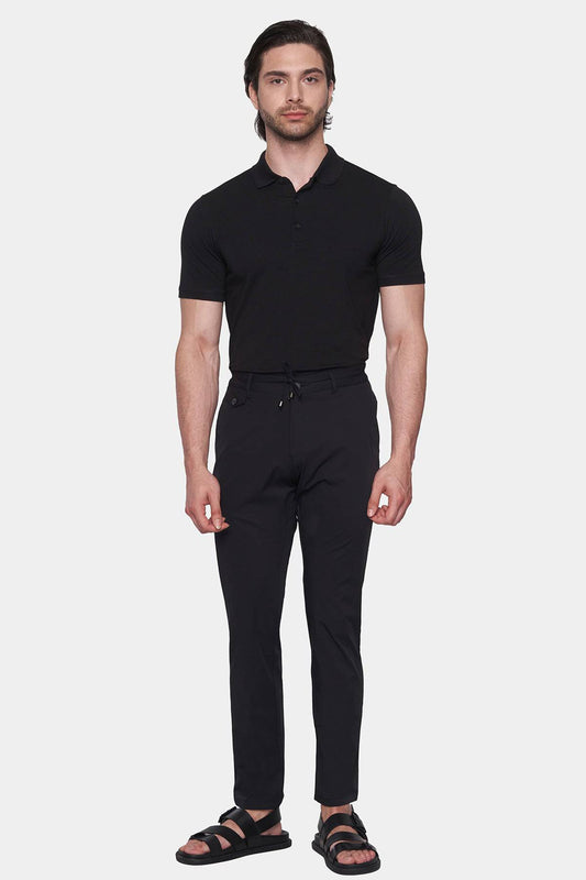 The Quarter Button (Black) - Bright Moons