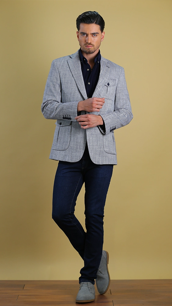Bespoke Blazer (Navy) - Bright Moons