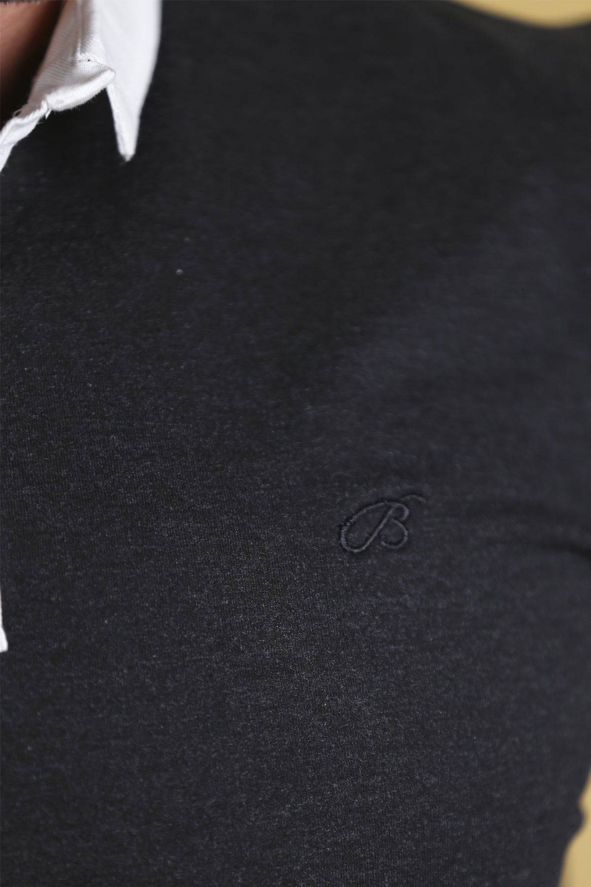 The Essential POLO SHIRT (Black) - Bright Moons