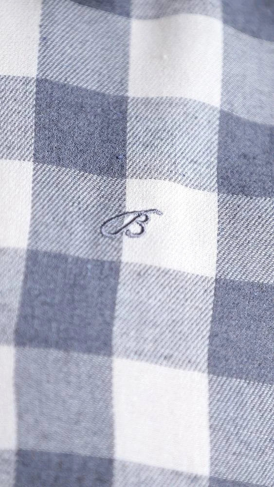 The Woodsman Shirt(silver Plaid) - Bright Moons