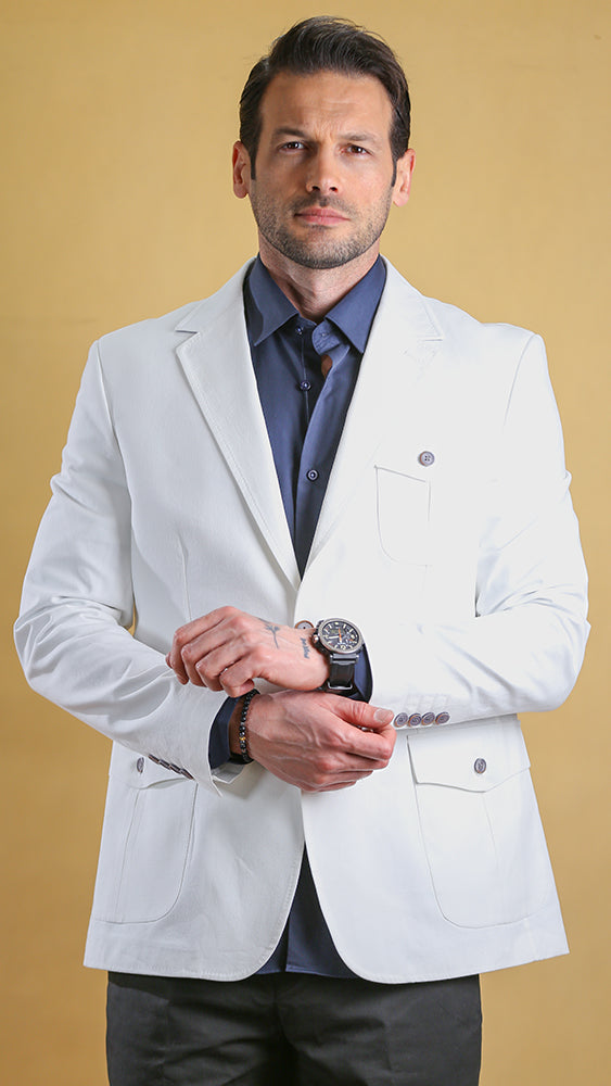 The Bespoke Blazer (Pure White)