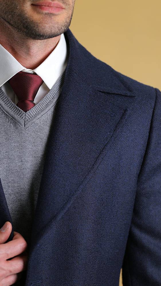 The Superlative Overcoat (Navy) - Bright Moons