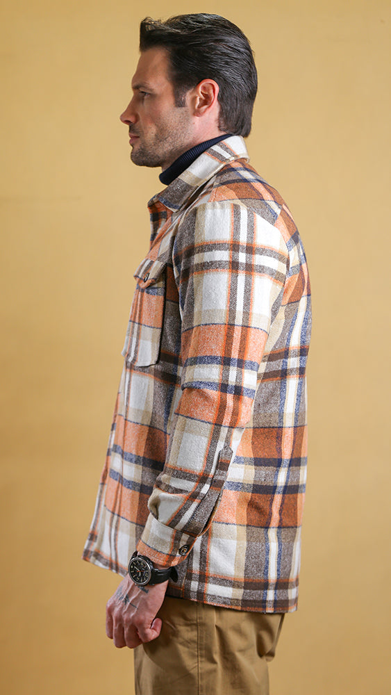 The Wanderer Shacket (Industrial Plaid)