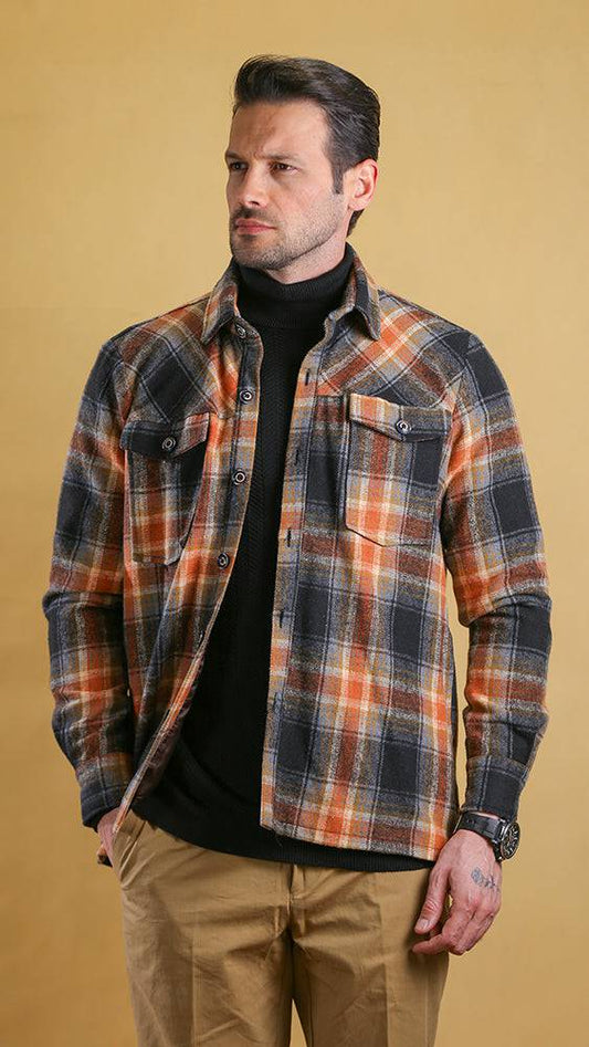The Wanderer Shacket (Autumn Plaid) - Bright Moons