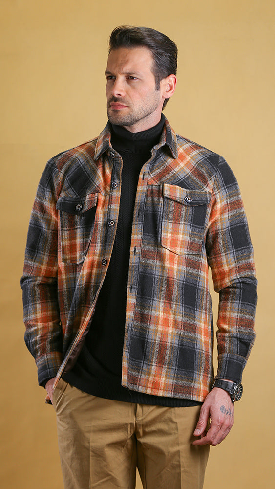 The Wanderer Shacket (Autumn Plaid)