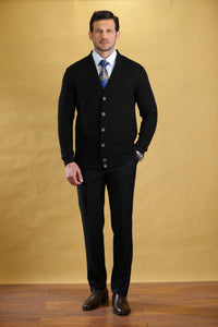 The Dweller Cardigan (Classic Black)