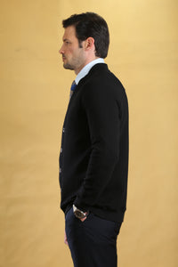 The Dweller Cardigan (Classic Black)