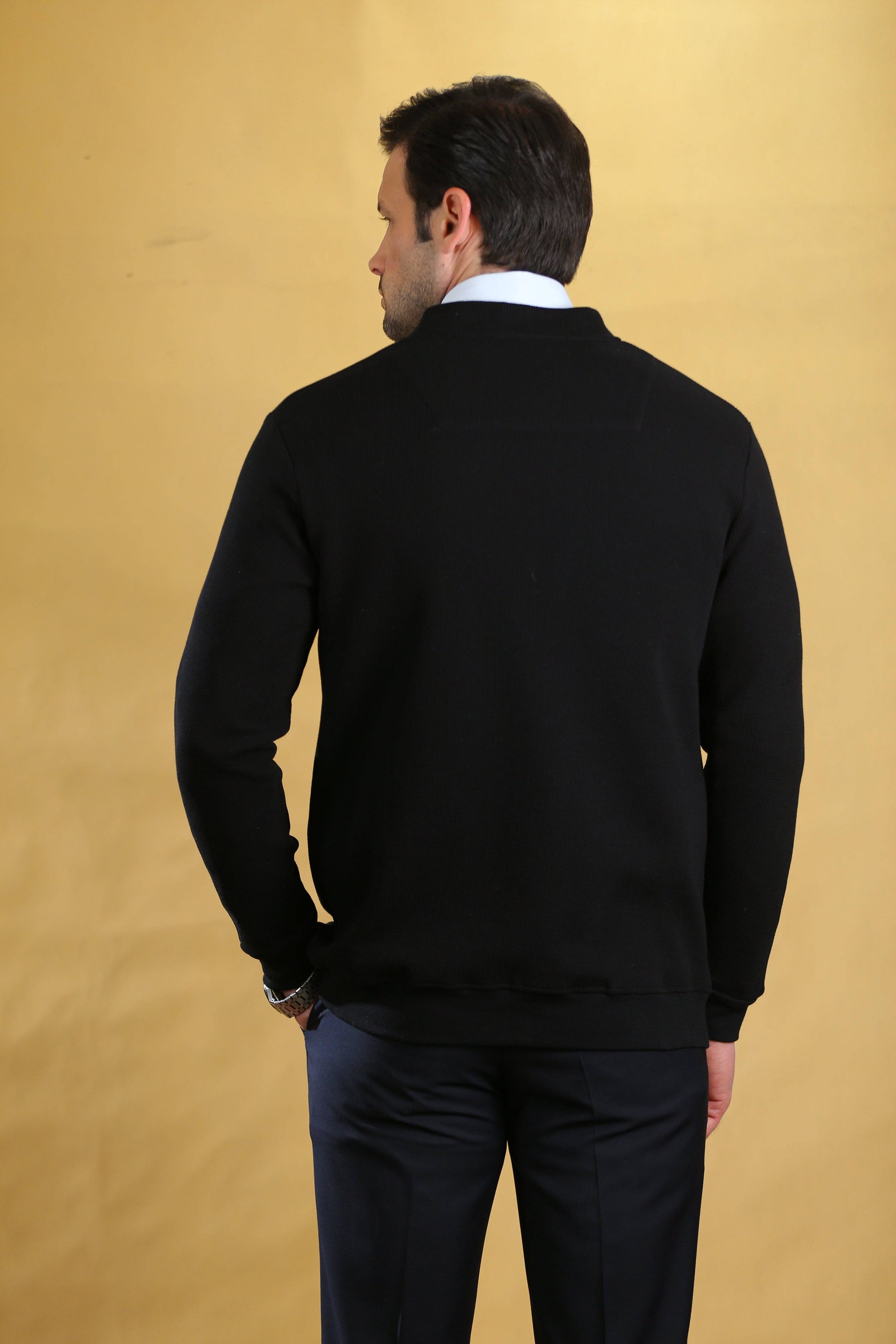 The Dweller Cardigan (Classic Black) - Bright Moons