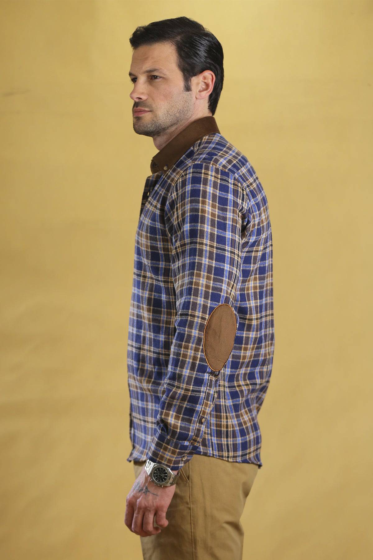 The Woodsman Shirt(Autumn Plaid) - Bright Moons