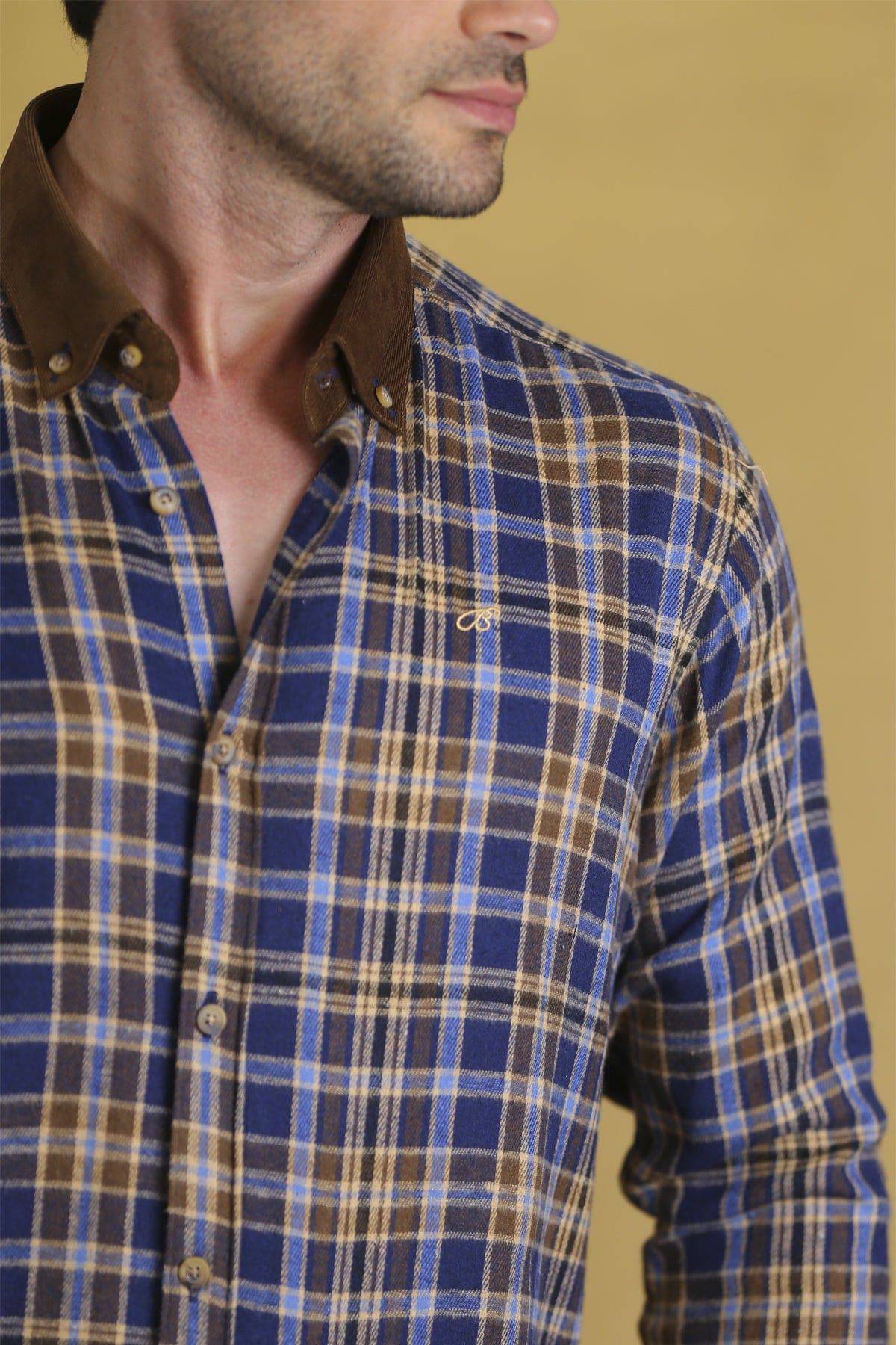 The Woodsman Shirt(Autumn Plaid) - Bright Moons