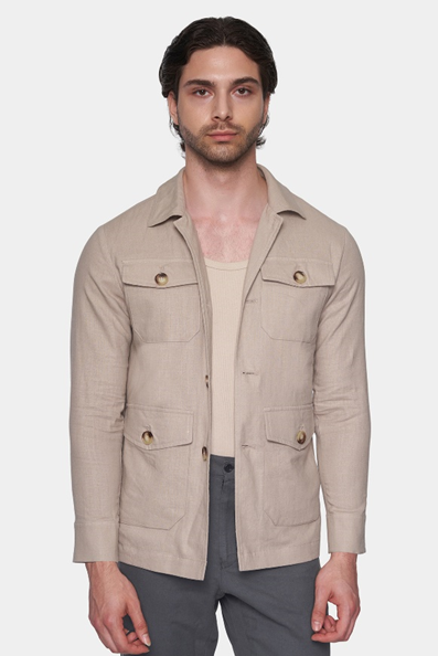 The Slim Safari Coat (Natural)