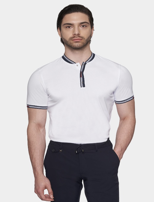 The Polo Tee (Admiral White)