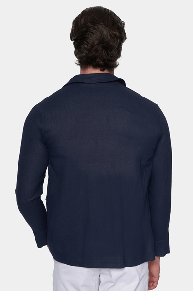 The Slim Safari Coat (Navy) - Bright Moons