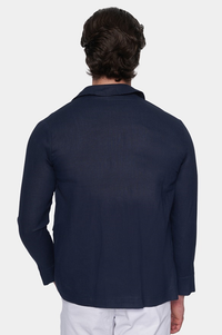 The Slim Safari Coat (Navy)