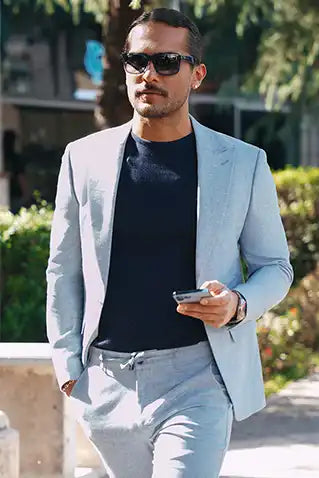 The Bespoke Suit (Sky Blue)