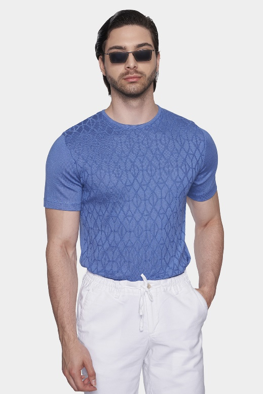 The Premium Essential Tee (True Blue)