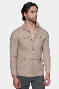 The Slim Safari Coat (Natural)