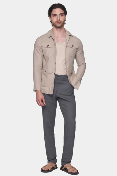 The Slim Safari Coat (Natural)