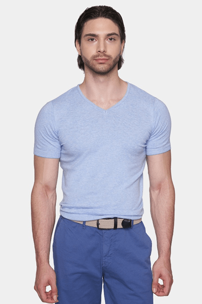 The Essential Shirt (Powder Blue) - Bright Moons