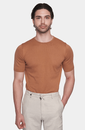 The Essential Shirt (Rust) - Bright Moons