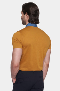 The Quarter Zip Polo (Gulf Orange)