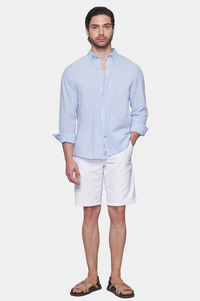 The Luxury Linen Shirt (Sky Blue)