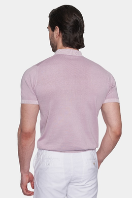 The Quarter Button Polo (Lavender)