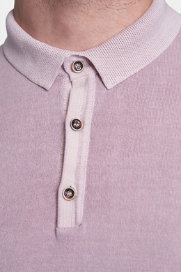 The Quarter Button Polo (Lavender)